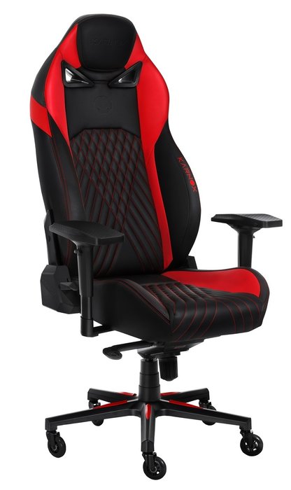 Премиум игровое кресло Gladiator черно-красного цвета - лучшие Офисные кресла в INMYROOM