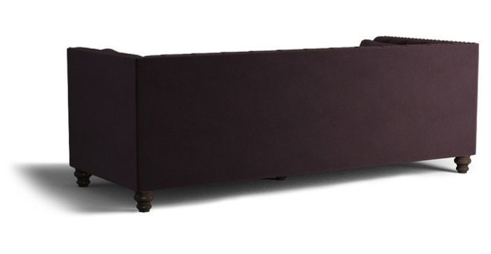 Раскладной диван Chesterfield Florence SFR фиолетового цвета - лучшие Прямые диваны в INMYROOM