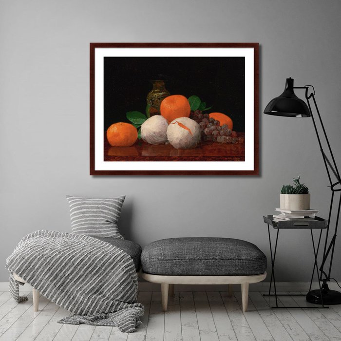 Репродукция картины Still life with wrapped tangerines 1889 г. - лучшие Картины в INMYROOM