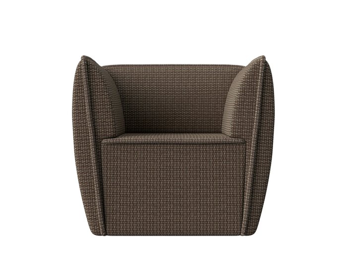 Кресло Бергамо коричневого цвета - купить Интерьерные кресла по цене 21999.0