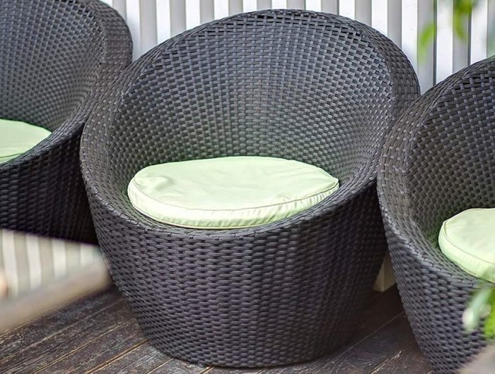Кресло Туллон с подушками - лучшие Садовые кресла в INMYROOM