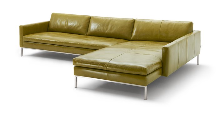 Диван Buster зеленого цвета  - купить Угловые диваны по цене 361575.0