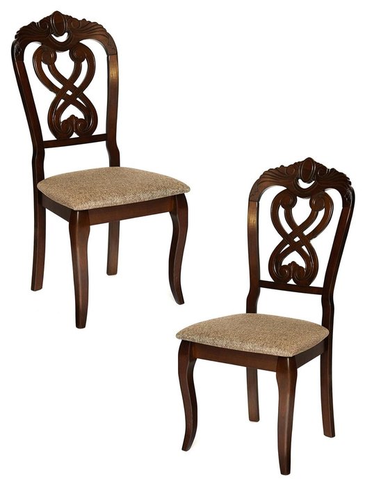 Набор из двух стульев Андромеда коричневого цвета