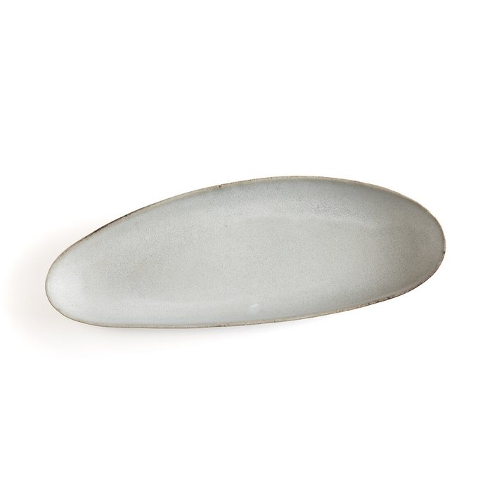 Блюдо Leiria из керамики серого цвета - лучшие Тарелки в INMYROOM