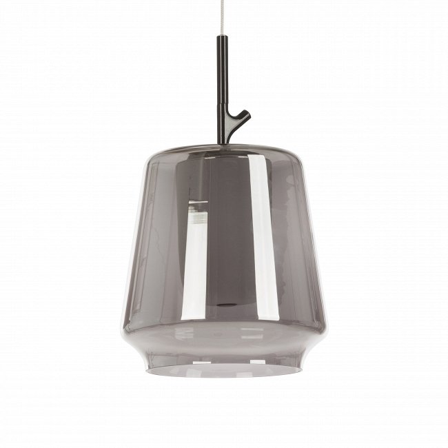 Подвесной светильник Melt со стеклом серого цвета