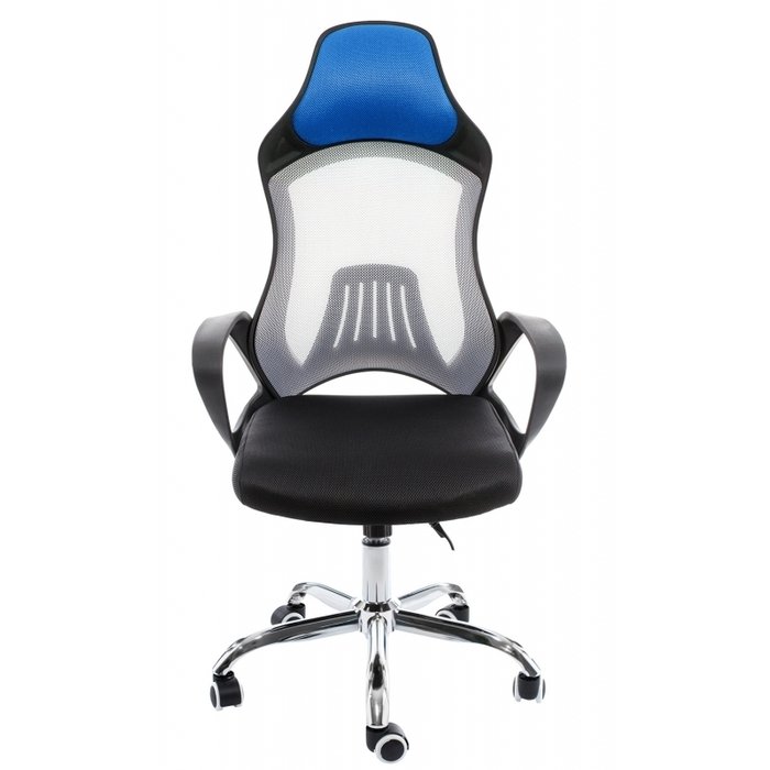 Компьютерное кресло Atlant черно-голубого цвета - лучшие Офисные кресла в INMYROOM