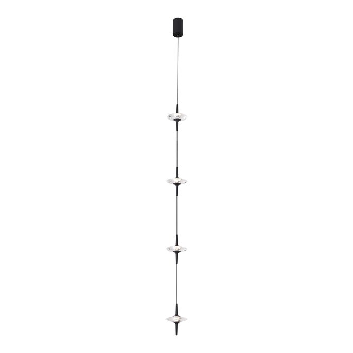 Светильник подвесной ST-Luce Черный/Прозрачный LED 4*5W 4000K ZENITH