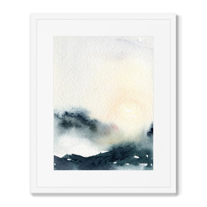 Набор из 2-х репродукций картин в раме Storm landscape - лучшие Картины в INMYROOM