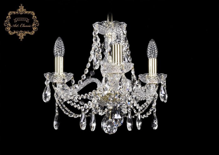 Хрустальная подвесная люстра Art Classic 44501 11.21.3.141.Gd.Sp подсвечник Хрустальная подвесная люстра Art Classic 44501 11.21.3.141.Gd.Sp подсвечник