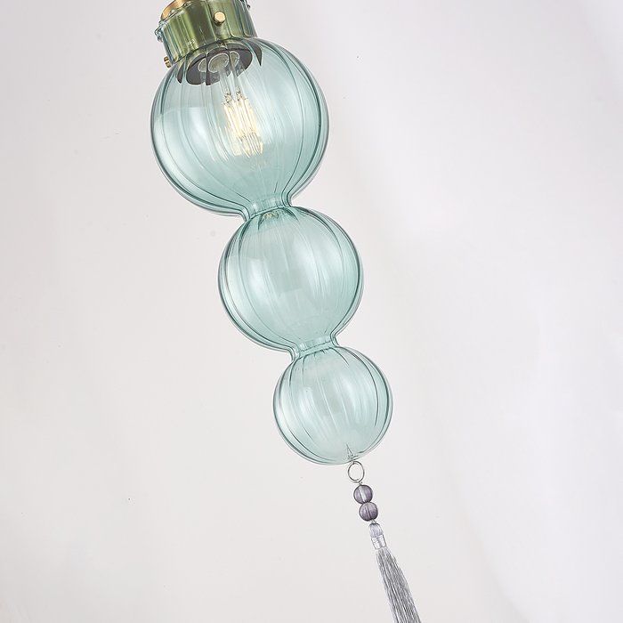 Подвесной светильник Heathfield Lighting - Medina Pendant Blue - купить Подвесные светильники по цене 26070.0