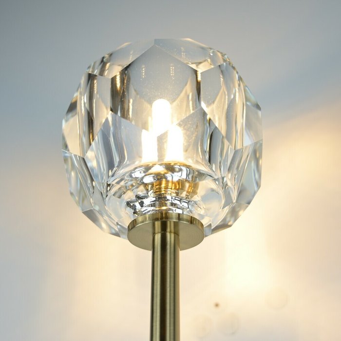 Бра RH Boule de Cristal Long Sconce Brass - купить Бра и настенные светильники по цене 16760.0