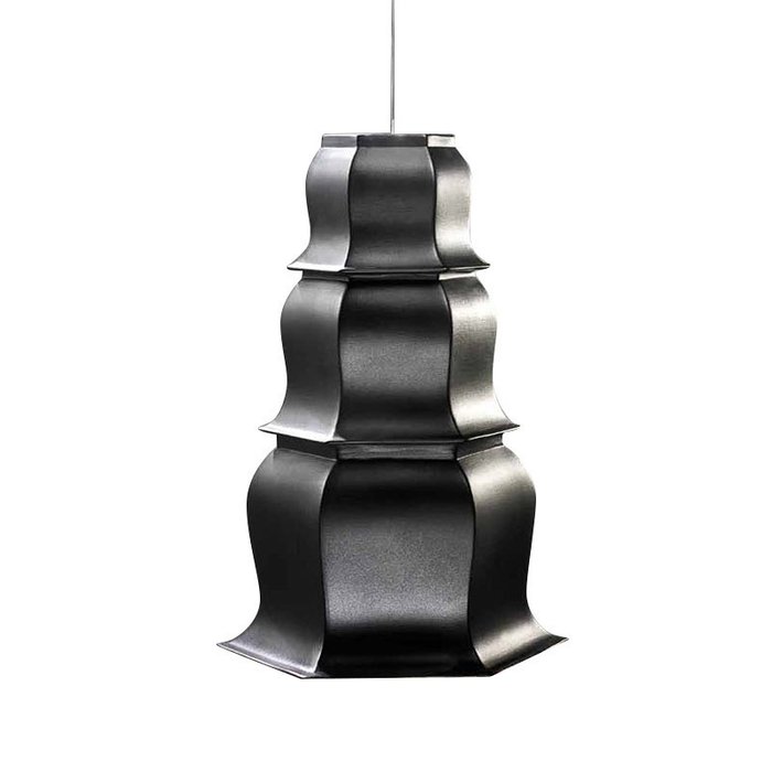 Подвесной светильник Stylnove Ceramiche MONGOLIA с оригинальным дизайном выполнен из керамики черного цвета