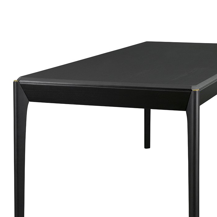 Стол обеденный Aska L черного цвета  - лучшие Обеденные столы в INMYROOM