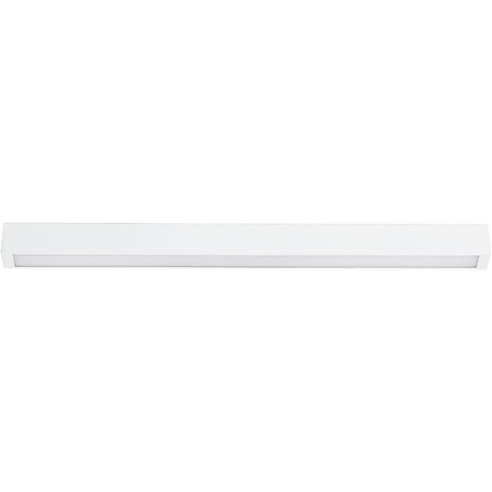 Потолочный светодиодный светильник Straight белого цвета
