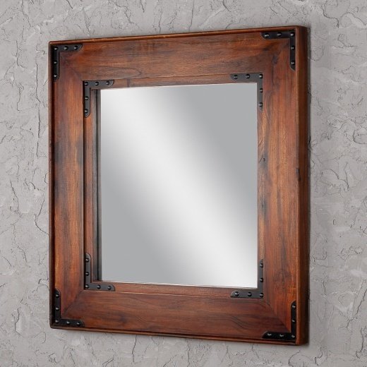 Зеркало настенное в деревянной раме - купить Настенные зеркала по цене 18400.0