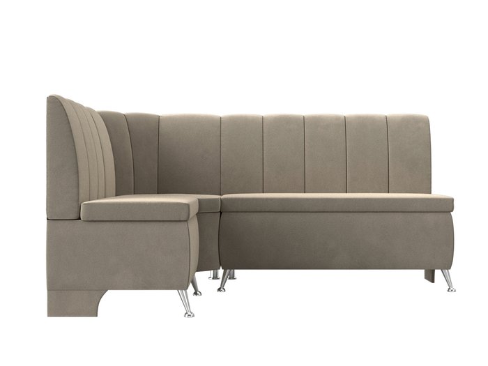Кухонный угловой диван Кантри бежевого цвета левый угол - купить Угловые диваны по цене 35999.0