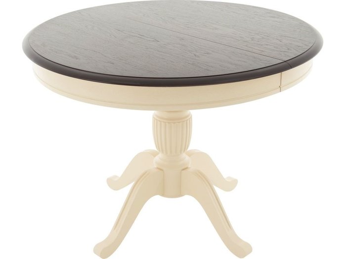 Стол раздвижной Леонардо темно-коричневого цвета - лучшие Обеденные столы в INMYROOM