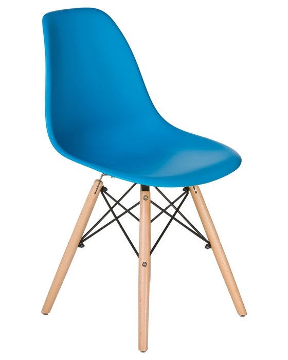 Стул обеденный голубого цвета - купить Обеденные стулья по цене 1500.0