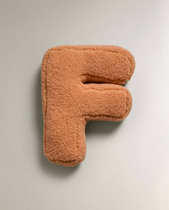 Детская подушка Letter f
