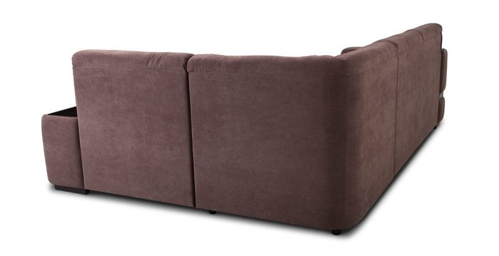 Угловой диван-кровать Миста коричневого цвета - лучшие Угловые диваны в INMYROOM