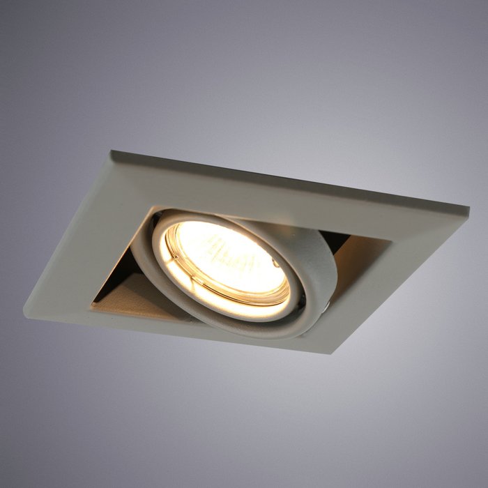 Встраиваемый светильник Arte Lamp Cardani Piccolo A5941PL-1GY - купить Встраиваемые споты по цене 890.0 Встраиваемый светильник Arte Lamp Cardani Piccolo A5941PL-1GY - купить Встраиваемые споты по цене 890.0
