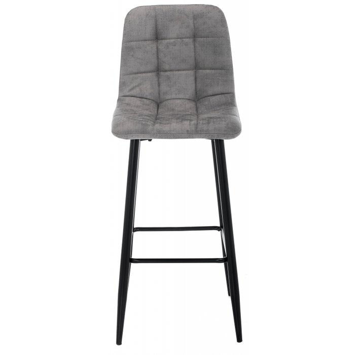 Барный стул Chio black grey серого цвета - купить Барные стулья по цене 6890.0