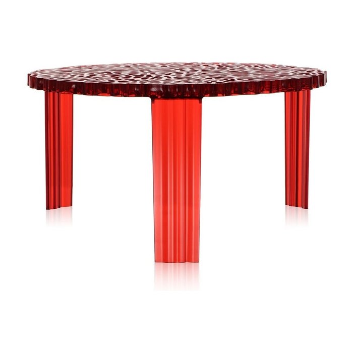 Столик журнальный T-Table красного цвета