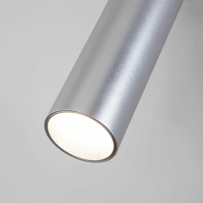 Светодиодный светильник 20128/1 LED серебро Ease - лучшие Накладные споты в INMYROOM