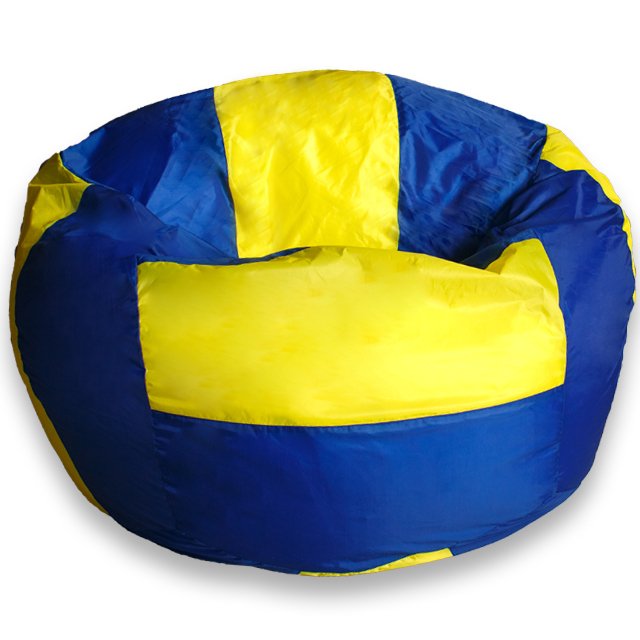 Кресло Мяч волейбольный сине-желтого цвета