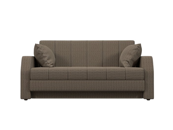 Прямой диван-кровать Малютка коричнево-бежевого цвета - купить Прямые диваны по цене 32999.0