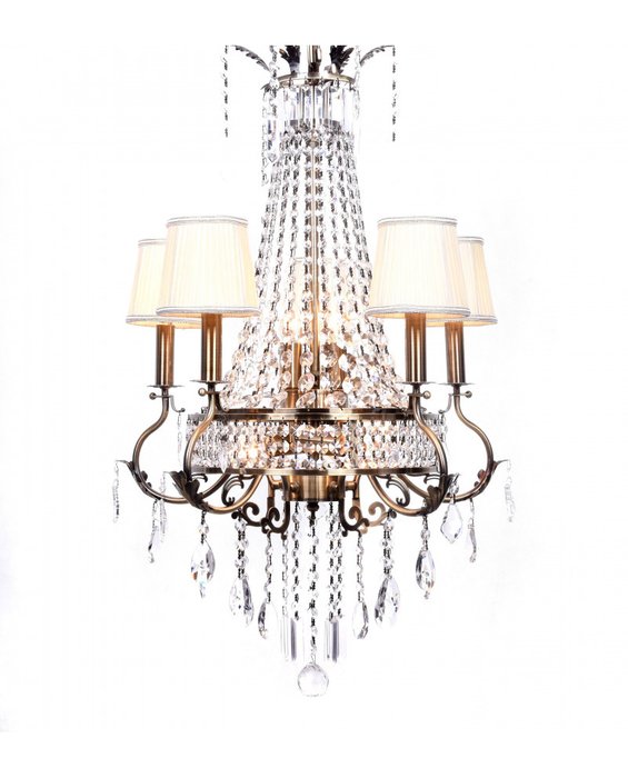 Хрустальная подвесная люстра Lumina Deco Belloto LDP 10581 MD