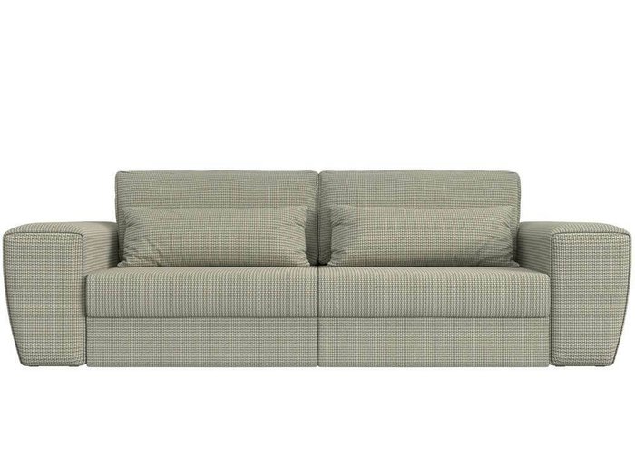 Прямой диван-кровать Лига 008 серо-бежевого цвета - купить Прямые диваны по цене 60999.0