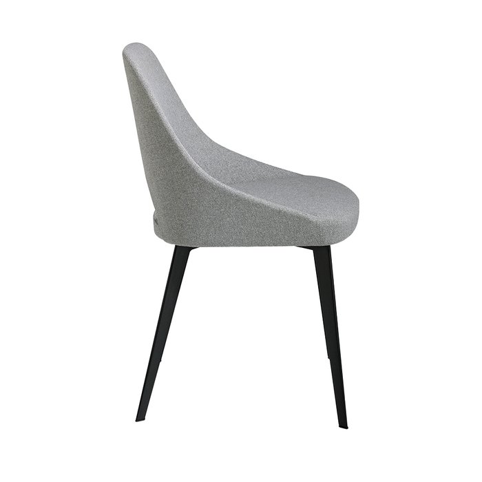 Обеденный стул A203 серый тканевый на металлических ножках - купить Обеденные стулья по цене 48990.0