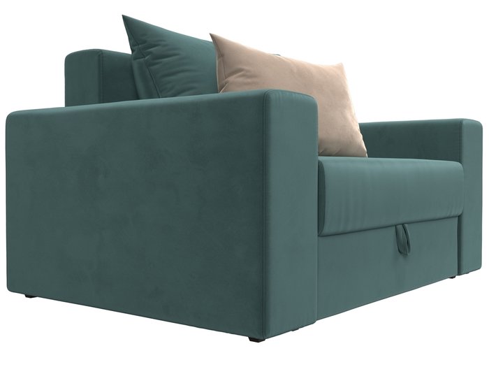 Кресло-кровать Мэдисон темно-бирюзового цвета - лучшие Интерьерные кресла в INMYROOM