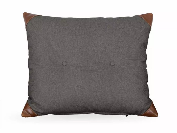 Подушка Chesterfield 60х60 серого цвета