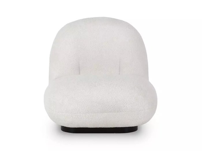 Кресло Pacha Wood молочного цвета - лучшие Интерьерные кресла в INMYROOM