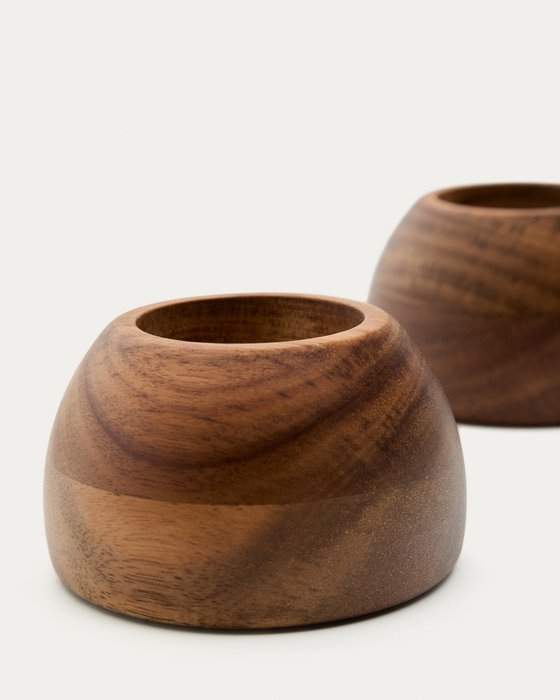 Набор из двух подставок для яиц Nukha коричневого цвета - лучшие Аксессуары для кухни в INMYROOM