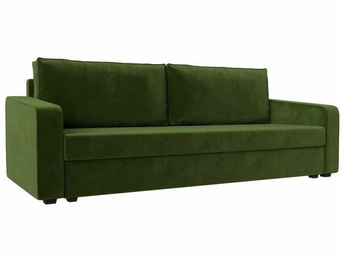 Диван-кровать Лига 009 зеленого цвета 