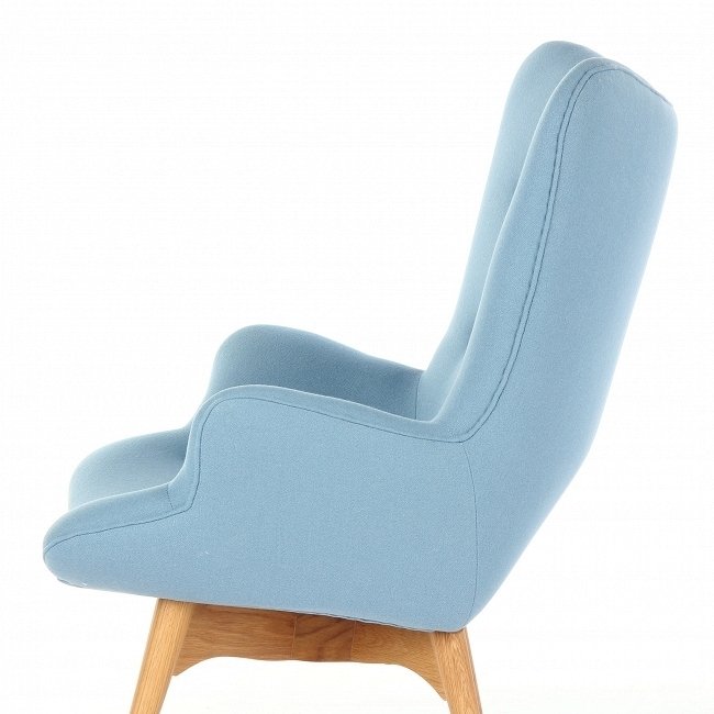 Кресло Contour Светло-голубого цвета - лучшие Интерьерные кресла в INMYROOM