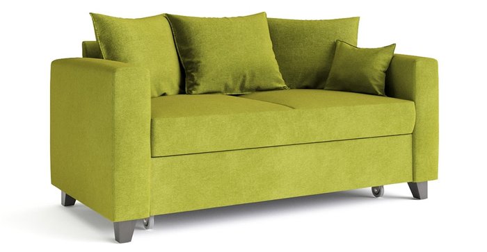 Диван-кровать Эмилио зеленого цвета - купить Прямые диваны по цене 43201.0