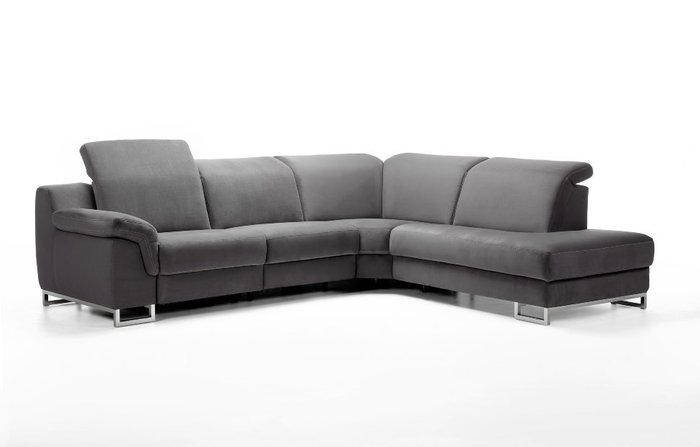 Угловой диван Apollo серого цвета - купить Угловые диваны по цене 338640.0