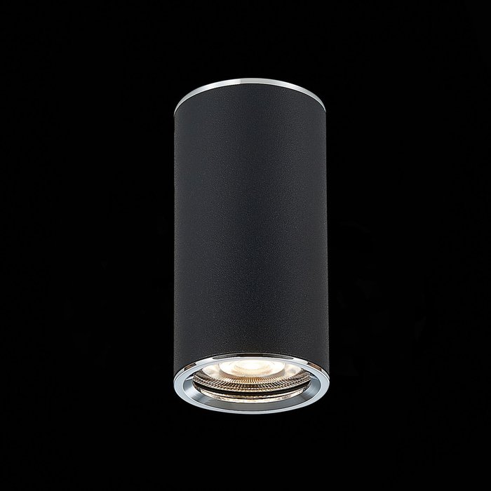 Светильник потолочный Черный GU10 1*50W  D54xH105 220V Без ламп CHOMUS - лучшие Потолочные светильники в INMYROOM
