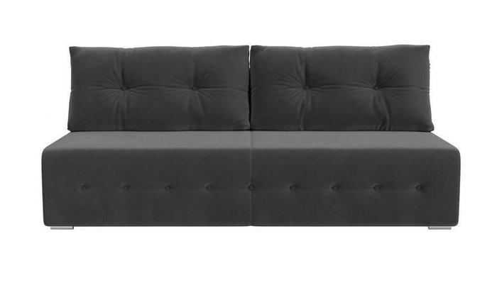 Прямой диван-кровать Лондон серого цвета - купить Прямые диваны по цене 31999.0