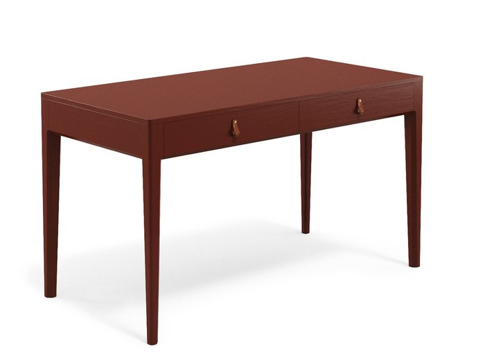  Рабочий стол "CASE" Красно-коричневый - купить Письменные столы по цене 64900.0