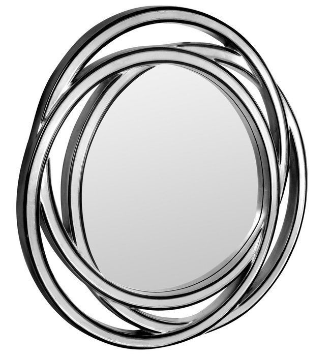 Настенное Зеркало в раме модерн Scroll   - купить Настенные зеркала по цене 39500.0