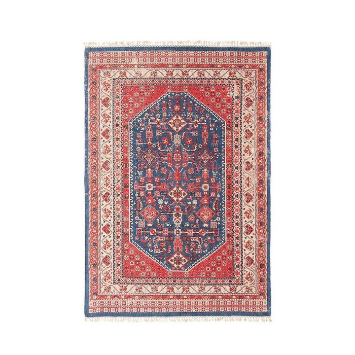 Ковер из хлопка Sally 160х230 красного цвета Ковер из хлопка Sally 160х230 красного цвета