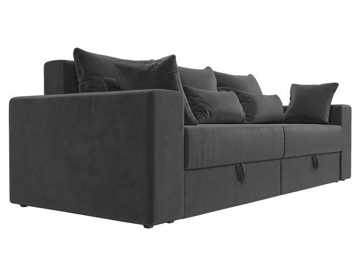 Прямой диван-кровать Мэдисон серого цвета - лучшие Прямые диваны в INMYROOM