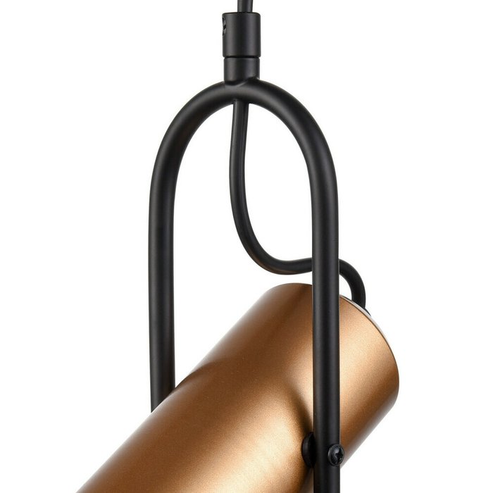 Подвесной светильник Pacifico черно-золотого цвета - лучшие Подвесные светильники в INMYROOM
