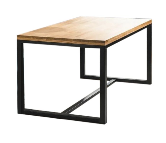 Обеденный стол Денвер черно-коричневого цвета - купить Обеденные столы по цене 17990.0
