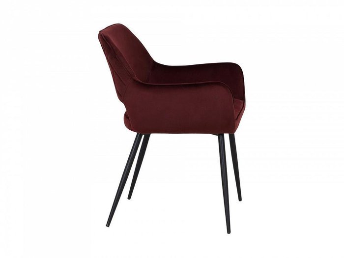 Кресло Barri бордового цвета - лучшие Обеденные стулья в INMYROOM